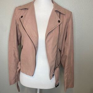 Staccato Moto Ultra Suede Jacket Size S